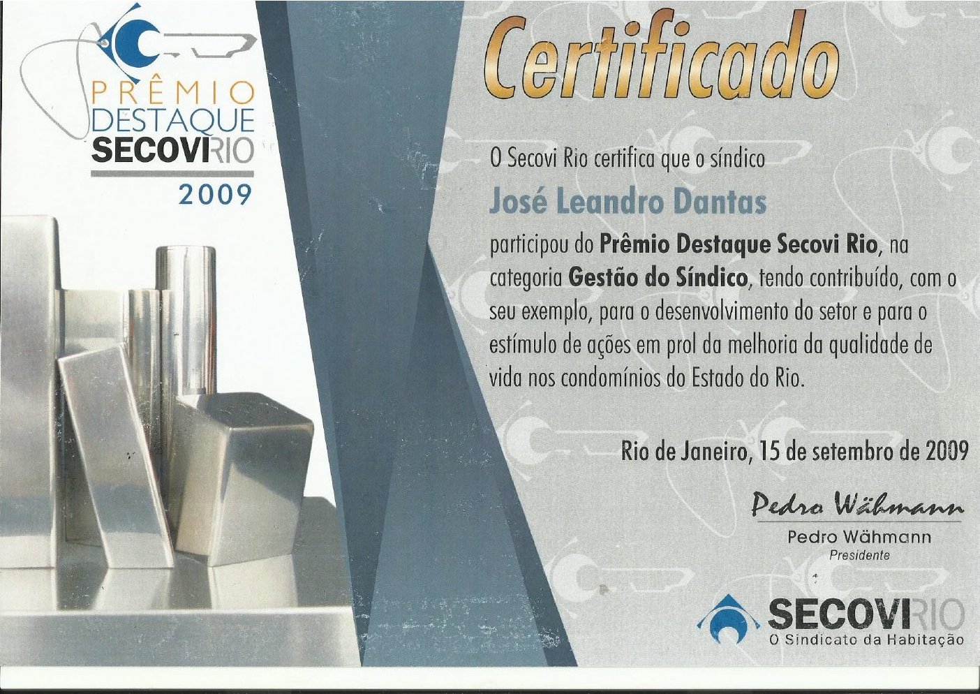 Prêmio Destaque Secovi Rio 2009
