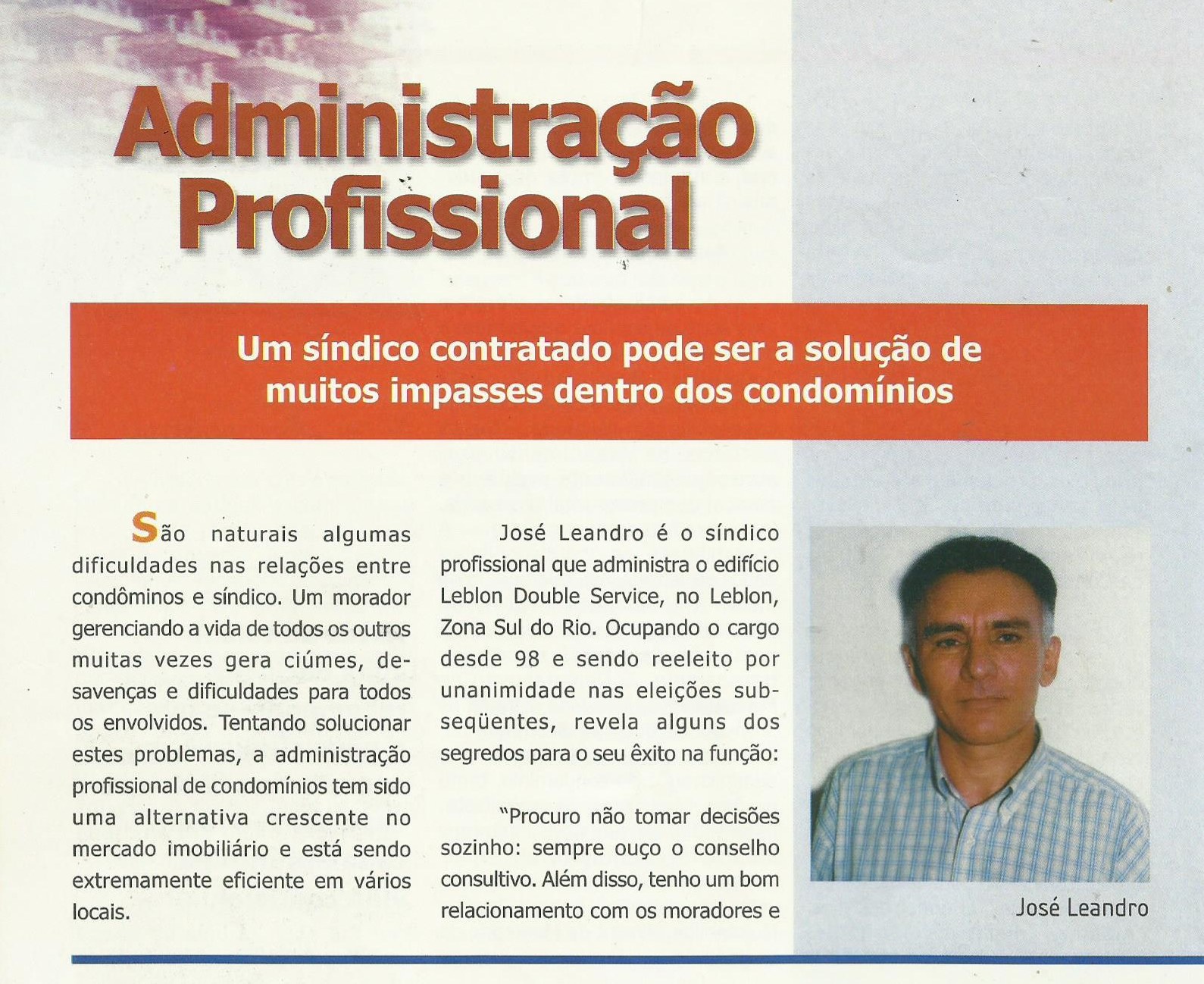 Administração Profissional: uma solução para os condomínios — página 1