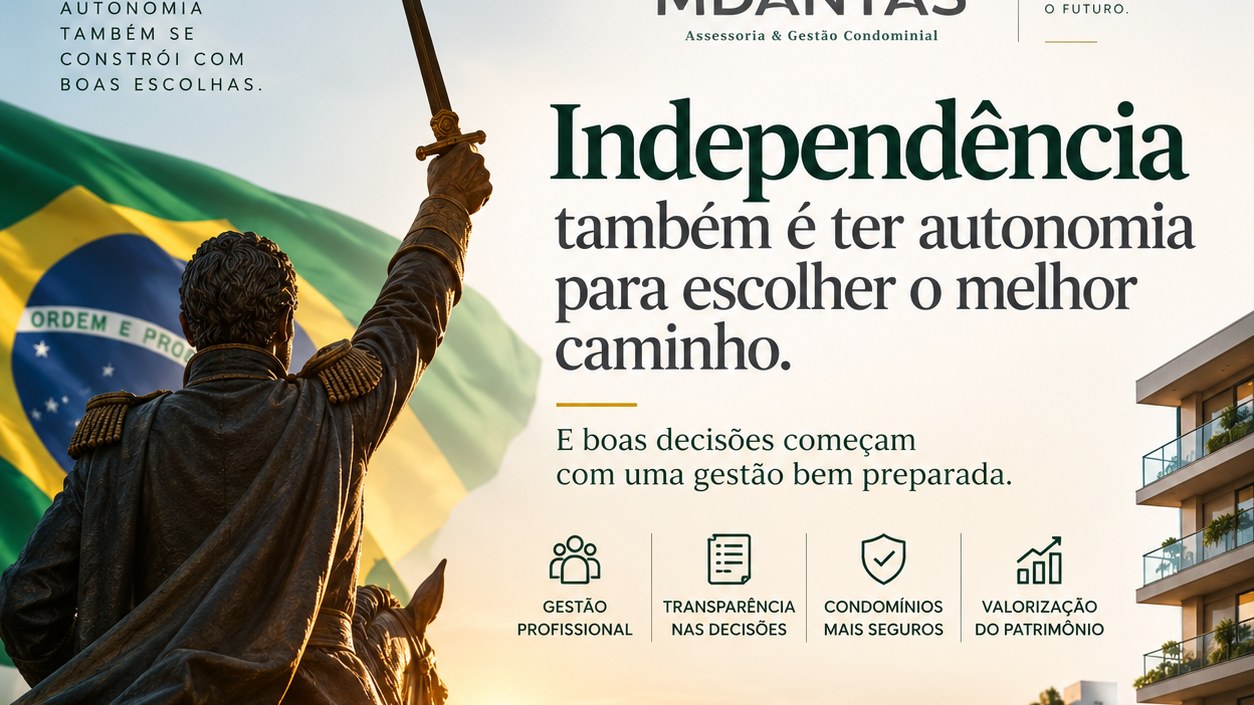Independência também é ter autonomia para escolher o melhor caminho